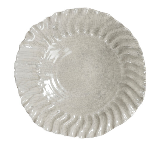 Jars Céramistes Dashi tallerken dyp 25,5 cm Quartz Craquelé Jars Céramistes Dashi tallerken dyp 25,5 cm Quartz Craquelé
