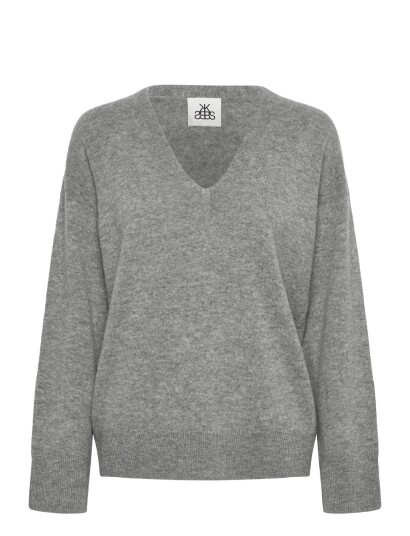 Karen By Simonsen Kbanemone V Neck   Grey   XXS