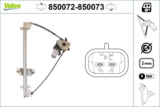 Vindusheis VALEO 850072
