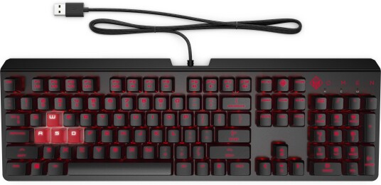 HP OMEN 1300 Rødt USB Tastatur med Ledning