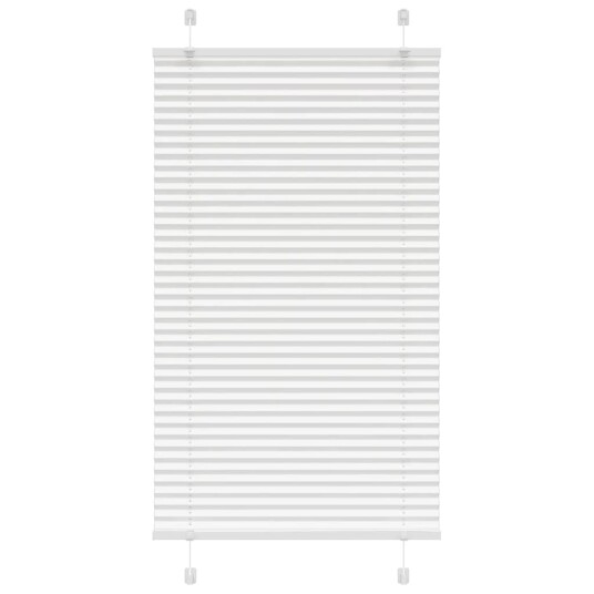 plisségardin Hvit 70x150 cm Stoff Bredde 69,4 Polyester