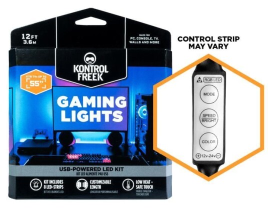 KontrolFreek Gaming LED lyslist USB A 3,6 m