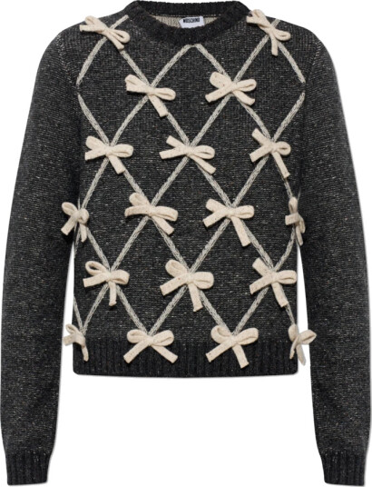 Moschino Dame Strikkevarer Grå M, Moschino Dame Strikkevarer Grå M,