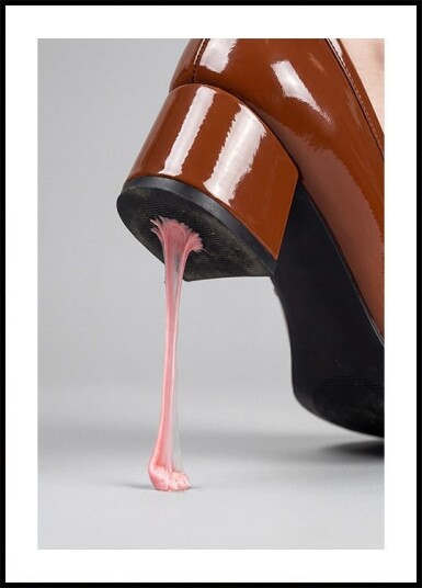 Chewing Gum Under the Shoe Plakat Plakat / 70x100cm