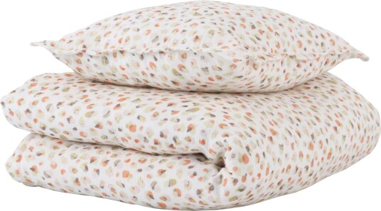 Oh Poppy! Vega Musselin Sengesett 70x80 Poppy Fresh Vanilla