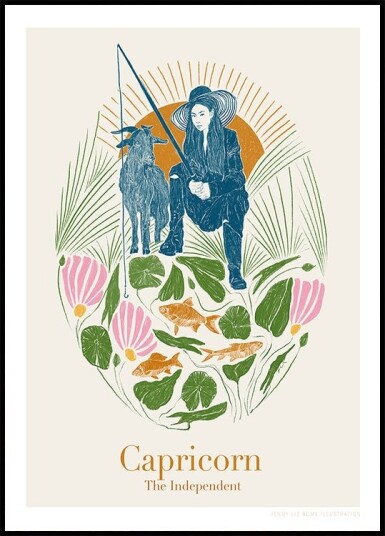Jlr Capricorn Plakat / 40x50cm