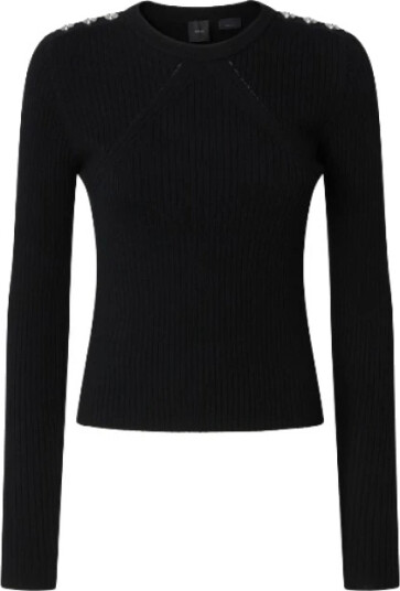 Pinko Dame Strikkevarer Svart L,