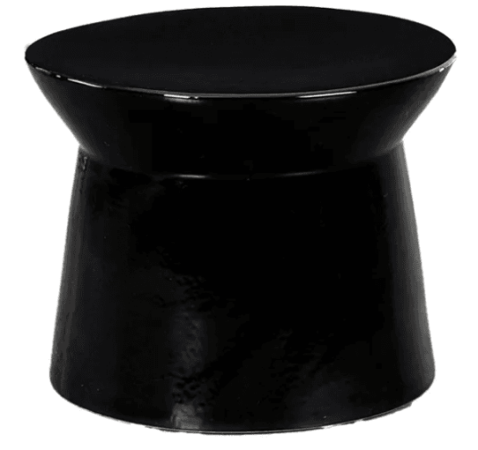 Trend Collection Keramisk Sofabord Cove Svart S Ø37,5 x H30