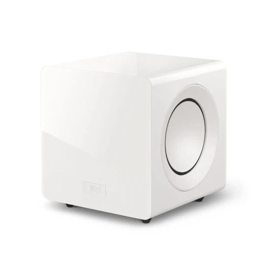KEF Kc92 - Hvit Høyglans Subwoofer 2x9" - Force Cancelling
