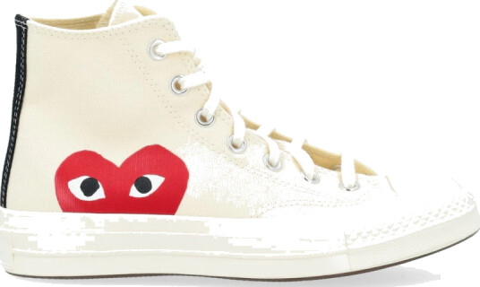 Comme des Garçons Play Herre Sko Beige 42 EU,