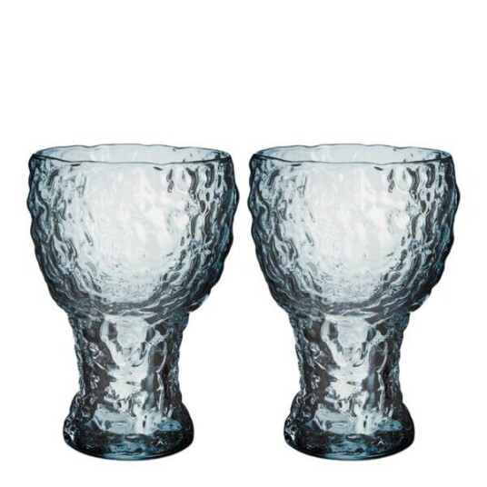 Kosta Boda   Moss highball glass 42 cl 2 stk sirkulær