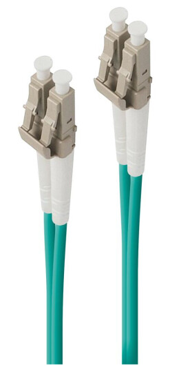 ALOGIC Glasfaserkabel LC-LC Multi Mode Duplex LSZH OM4 5m