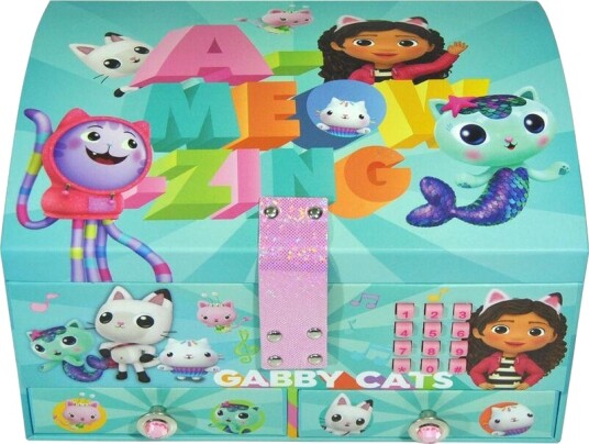 Gabbys Dollhouse jewelry box with code