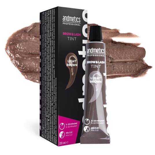 Andmetics Brow & Lash Tint light brown