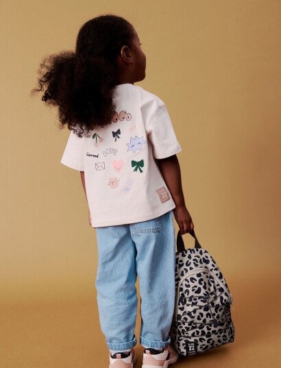 Liewood Tyler Placement Ss T Shirt Cream 134/140