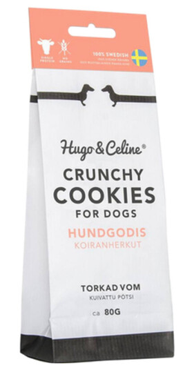 Crunchy Cookies Påse White 80 G Crunchy Cookies Påse White 80 G