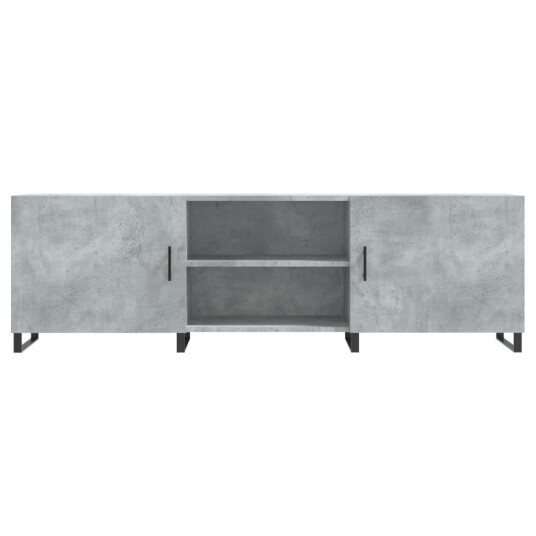 vidaXL TV-benk betonggrå 150x30x50 cm konstruert tre 8720845427252 vidaXL TV-benk betonggrå 150x30x50 cm konstruert tre 8720845427252