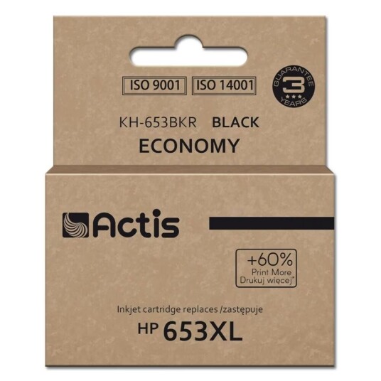 Erstatningspatroner Actis KH-653BKR Sort