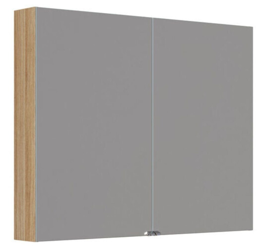Dansani Inzo Style Speilskap 2 Dører Varm eik / 100cm Dansani Inzo Style Speilskap 2 Dører Varm eik / 100cm