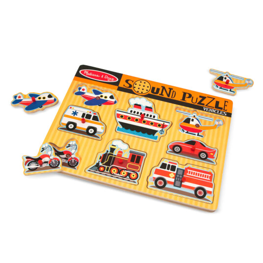 Melissa & Doug Puslespill med lyd trafikk