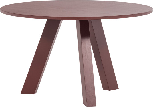 Spisebord Rhonda 129 cm rundt - Vinrød Spisebord Rhonda 129 cm rundt - Vinrød