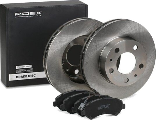 Bremseskiver og klosser RIDEX 3405B0446