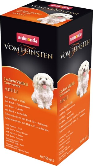 Animonda Vom Feinsten Våtfôr Adult Mix Lekkert Mangfold 6 X 150 G