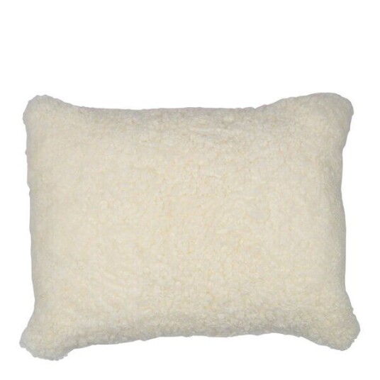 Natures Collection Pute new zealand saueskinn kort ull 35x45 cm white