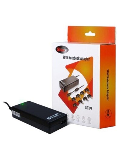 Inter-Tech SinanPower 90W USB-A og USB-C Lader svart