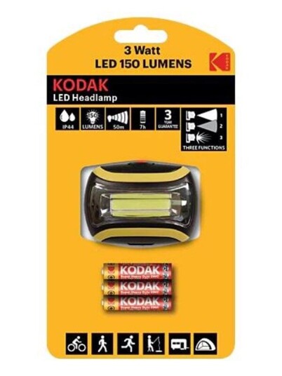 KODAK LED Headlamp - 150 Lumen KODAK LED Headlamp - 150 Lumen