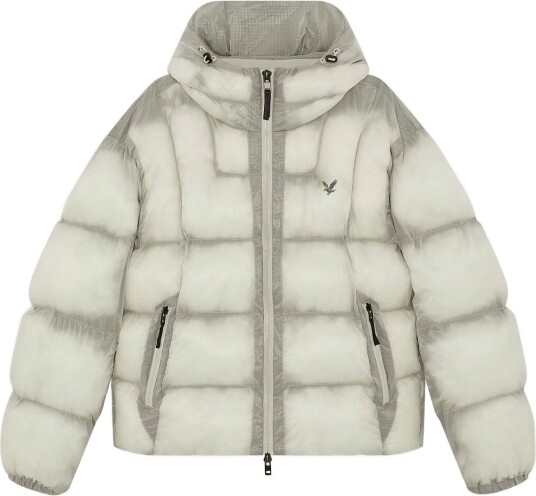 Lyle & Scott Translucent Puffer Jacket PUTTY L Lyle & Scott Translucent Puffer Jacket PUTTY L