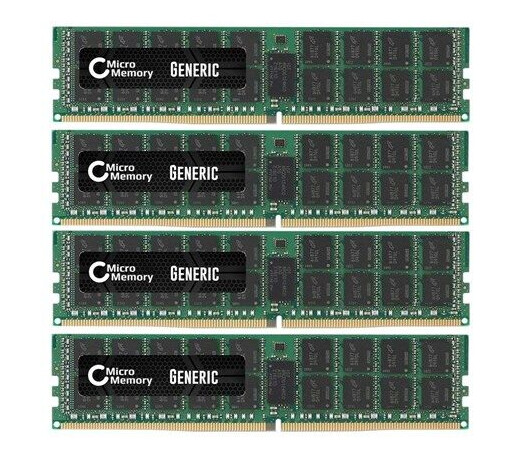 CoreParts Memory - DDR4 - 64 GB: 4 x 16 GB - DIMM 288-pin - registered with parity (5706998250421)