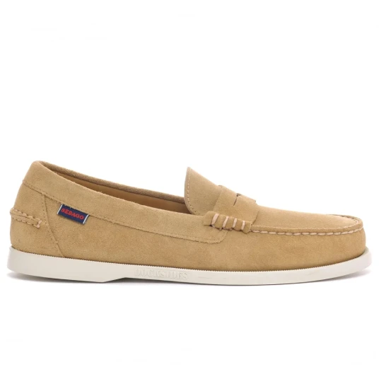 Sebago, Herre, Sko, Beige, 43 1/2 EU,