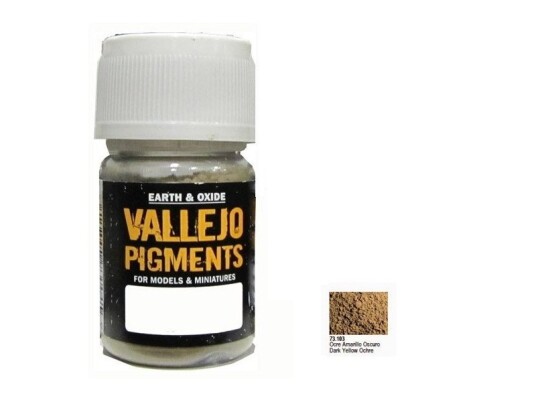 Vallejo Pigment Dark Yellow Ocre 73103