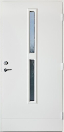 Harmonie Ytterdør anette hvit 100x210 venstre m/cotswold glass