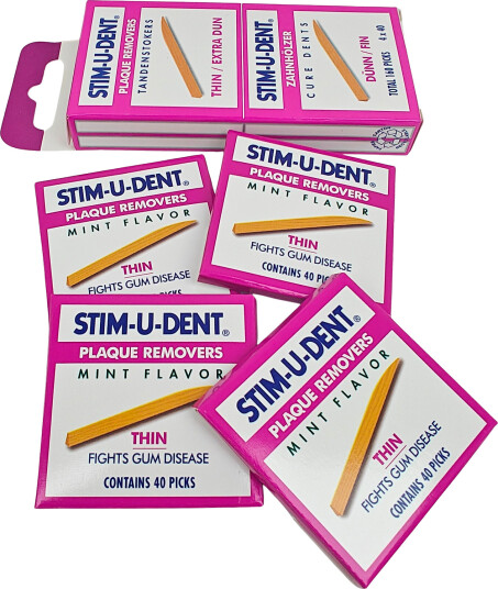 STIM-U-DENT Tre Tannstikkere Thin 4 x 40 stk
