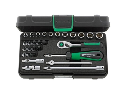 Stahlwille 40/23/6Qr Kn 96011137 Topnøglesæt 1/4 (6,3 Mm)