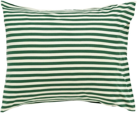 Marimekko Tasaraita putetrekk 50x60 cm Off white dark green