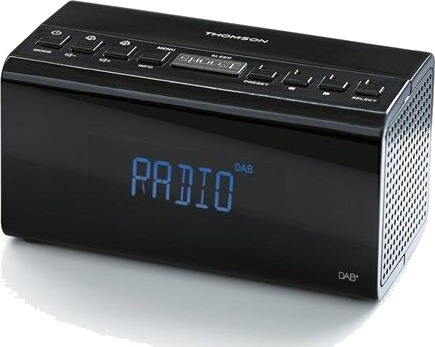 BigBen Interactive Klokkeradio Thomson Radio Clock with Dab+ (Svart) DAB/DAB+/FM Svart