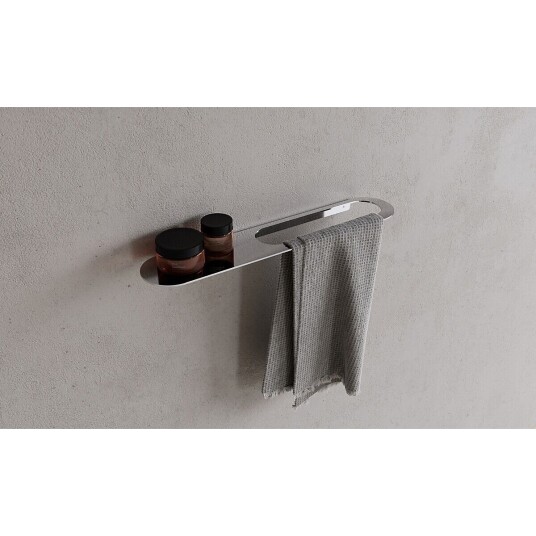 Copenhagen Bath CB 100 Håndkleholder 500 mm med hylle Rustfritt stål Copenhagen Bath CB 100 Håndkleholder 500 mm med hylle Rustfritt stål