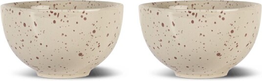 Sagaform Ditte bolle 2 pack Beige vinrød Sagaform Ditte bolle 2 pack Beige vinrød