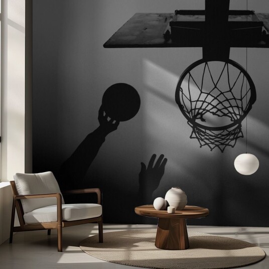 Tapet   Basketball Silhouette