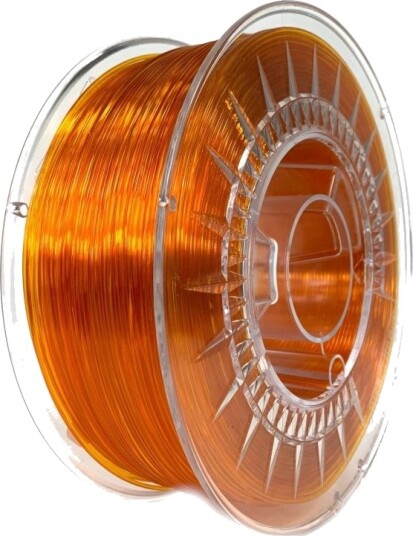 Devil Design 3D-Plast Devil Design Pet-G 1.75 Mm 1 Kg Bright Oranžinis Transparent
