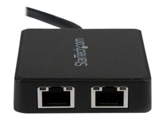StarTech.com USB 3.0 Dual Gigabit Ethernet Adapter NIC w/ USB Port