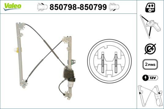Vindusheis VALEO 850798
