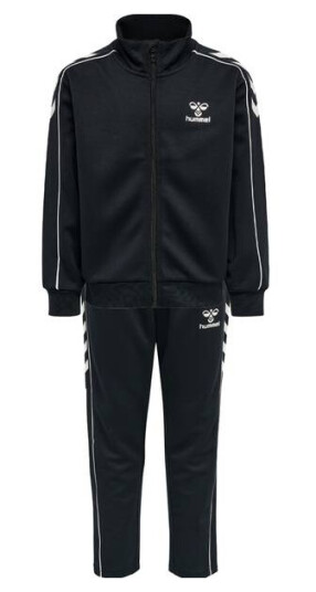 Hummel Track Tracksuit Sett Til Barn, Black Hummel Track Tracksuit Sett Til Barn, Black