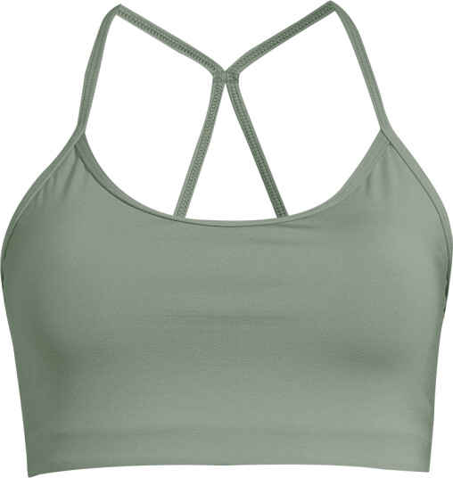 Casall Women's Sleek Strappy Sports Bra Dusty Green XL
