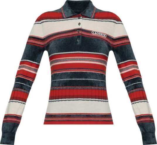 Lacoste Dame Topper Flerfarget L,