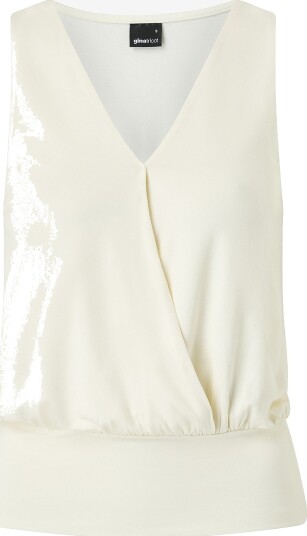 Gina Tricot Topp Cuff Detail Hvit Gina Tricot Topp Cuff Detail Hvit