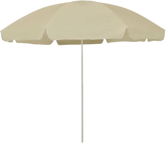 vidaXL Strandparasoll sandgul 300 cm